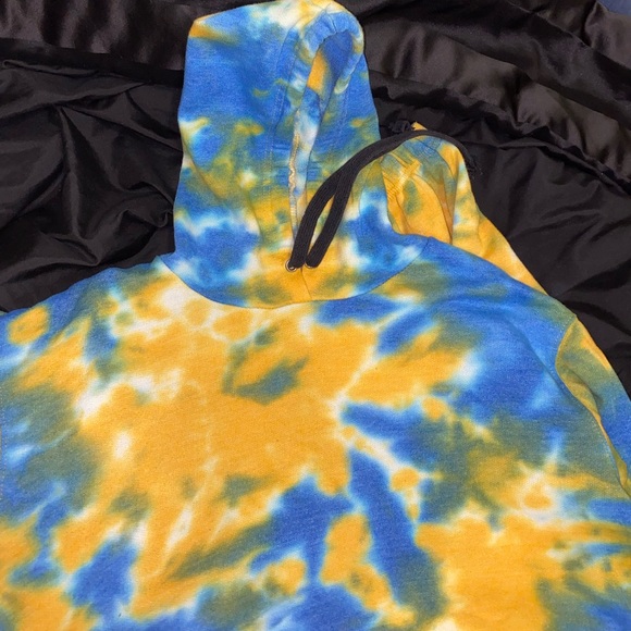 Cropped hoodie tie dye 3X - Picture 2 of 3
